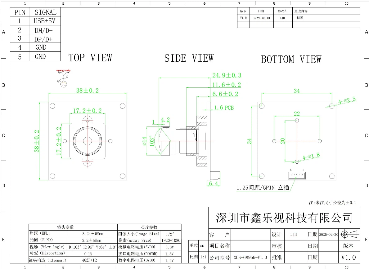 Camera module structure